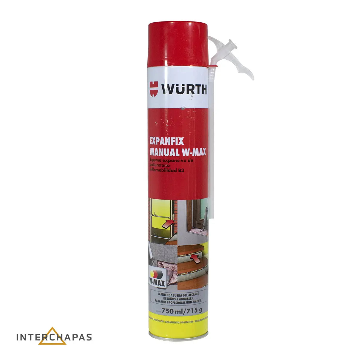 Espuma de Poliuretano - Würth - Interchapas