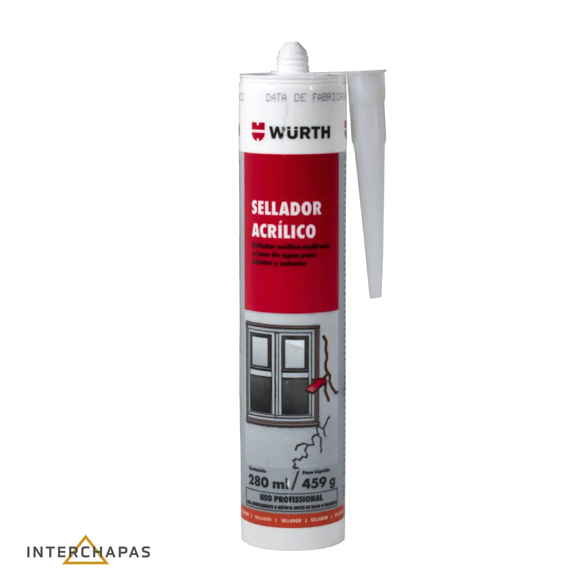 Sellador Acrílico - Würth - Interchapas
